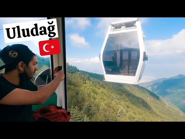 AMAZING ULUDAG TELEFERIK | We Walked Through a CLOUD in Uludağ! | Uludag Mountain Bursa Cable Car 🇹🇷 class=