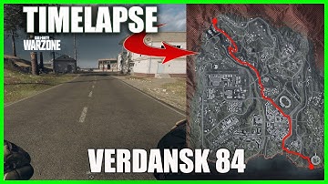 VERDANSK 84 : WALK ACROSS THE MAP | TIMELAPSE (WARZONE)