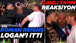 Roman - Logan Paul Canli Yayinda Basin Toplantisi Reaksi̇yon