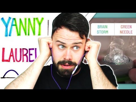 Irish People Try Hear Yanny or Laurel? Brainstorm or Green Needle?