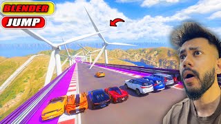 GTA 5 INDIAN CARS VS SUPER CARS BLENDER RAMP JUMP 😨😍 CHALLANGE GTA 5