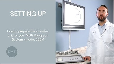 How to prepare the chamber unit – DMT Multi Myograph System 620M