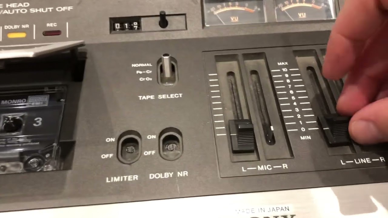 Vintage Sony Stereo Cassette Corder TC-136SD, vintage HiFi‬