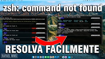 [Apple Tutorial] Como Resolver o problema ZSH: Command Not Found do Terminal zsh do macOS