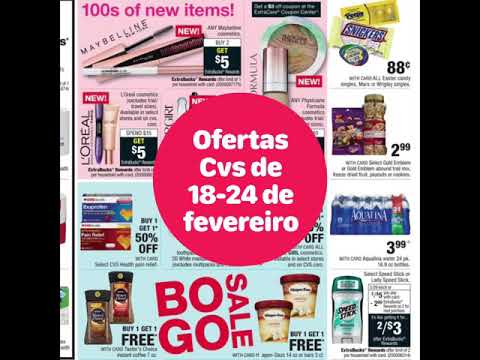 Lista do Cvs semana 18-24 de fevereiro by Amo Coupons USA.