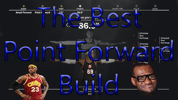 NBA 2K17 - THE MOST OP BUILD/ BEST POINT FORWARD BUILD