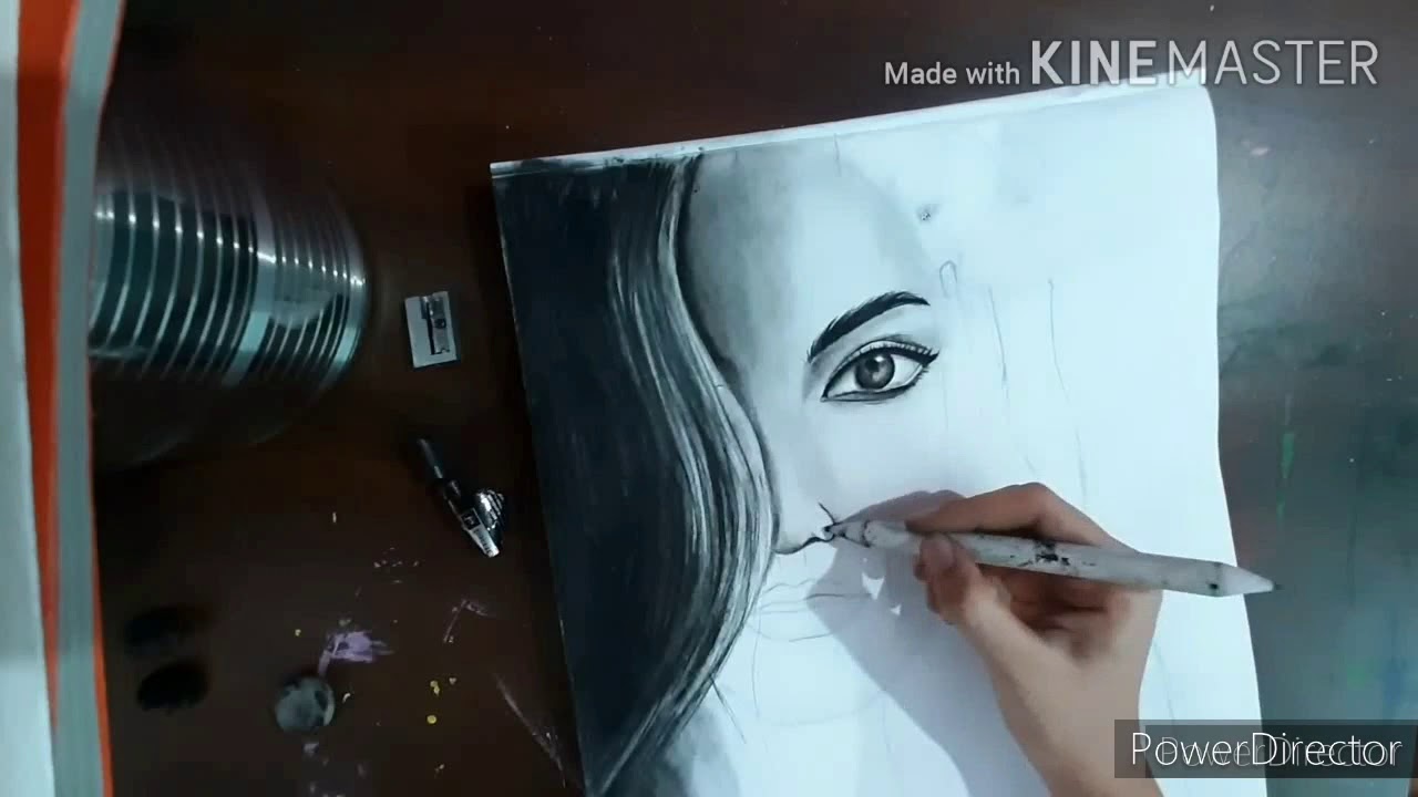 Easy portrait drawing - YouTube