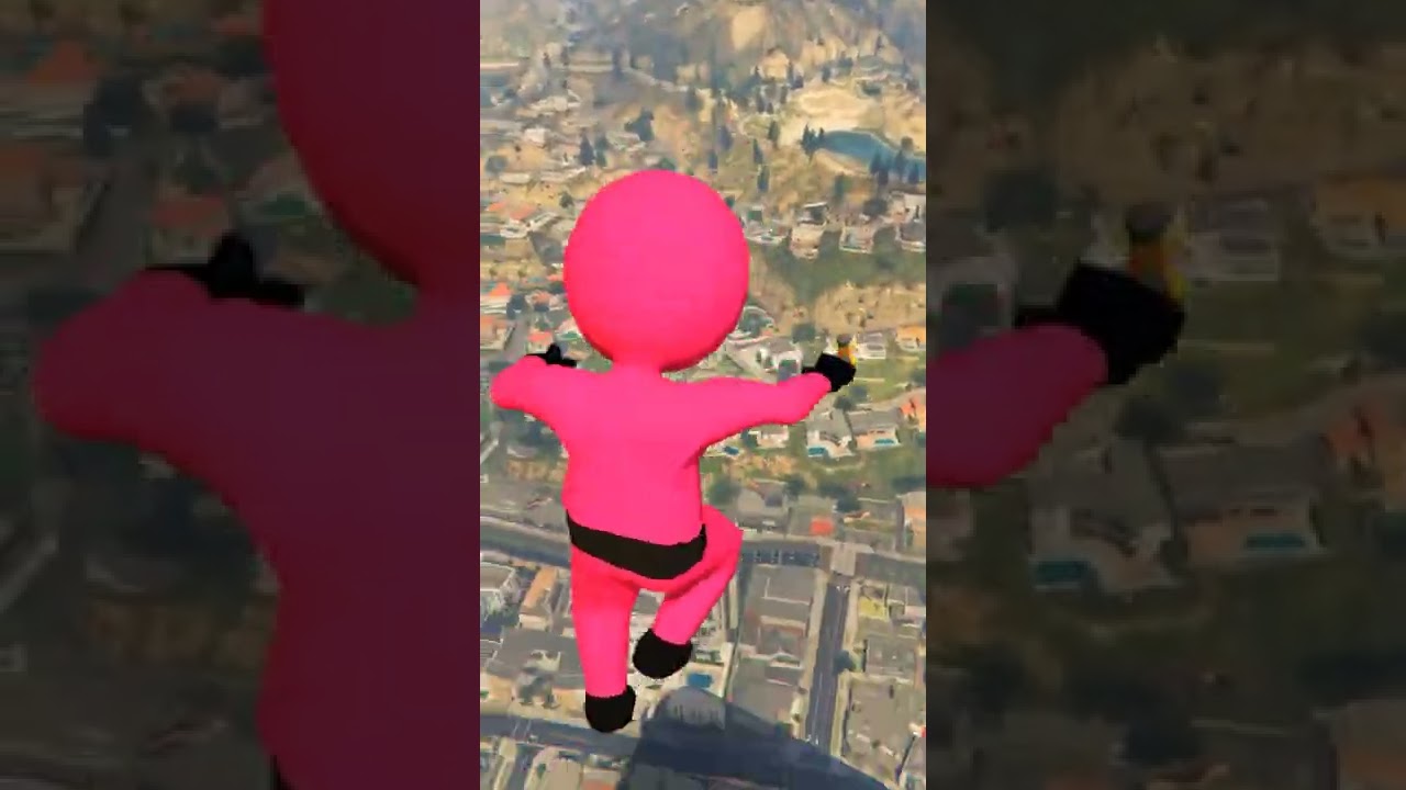 Squid Game Guard vs Doll Epic Battle GTA 5 ep.669 