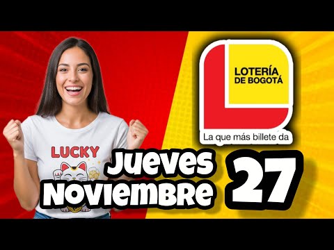 Resultado LOTERIA DE BOGOTA Jueves 27 de Noviembre de 2025