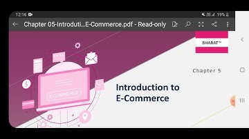 Part 1 of ch 5( introduction to ecommerce)  for bcom students