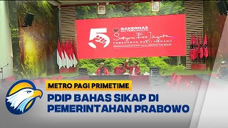 Rakernas PDIP Membahas Sikap dan Posisi Didalam Pemerintahan Prabowo