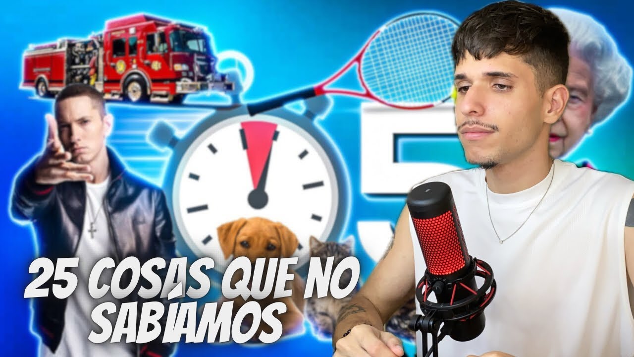 Reacciono a 25 cosas que NO sabías hace 5 Min | Datos que te van a volar la cabeza 