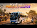 Driving Bharat Benz Prakash Capella AC Sleeper Through an Indian Village 🌾🚌 | ETS2 Indian Bus Mod 🎮
