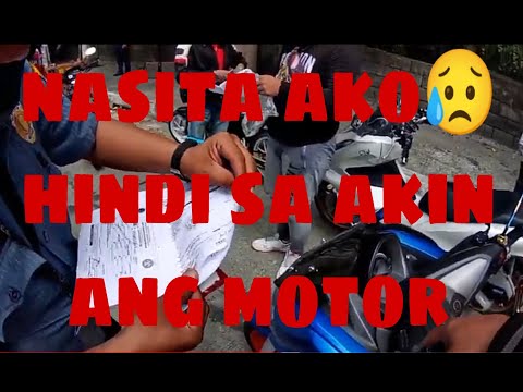 DAPAT MO ITO MAPANOOD LALO NA SA MGA HINDI NAKAPANGALAN ANG MOTOR SAYO.