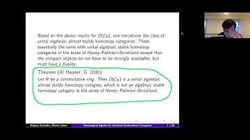 Homological Algebra for Enriched Grothendieck Categories - Grigory Garkusha (Swansea University)
