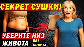 СЕКРЕТ СУШКИ ДЛЯ ЖЕНЩИН 45+: Уберите НИЗ ЖИВОТА без спорта — Шокирующая правда!