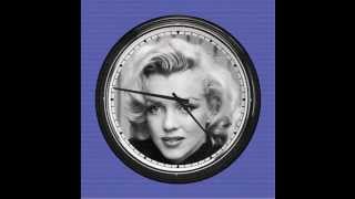 Marilyn Monroe Clock - Clock FACEOVER decals