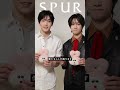 TOMORROW X TOGETHER SOOBINさん、BEOMGYUさんのコメント動画が到着!【SPUR5月号】