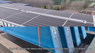 Is the ductility of steel structure 3 times more than concrete Earthquake hit the 'building tai chi