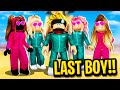 LAST BOY in SQUID GAME in Roblox BROOKHAVEN RP!!