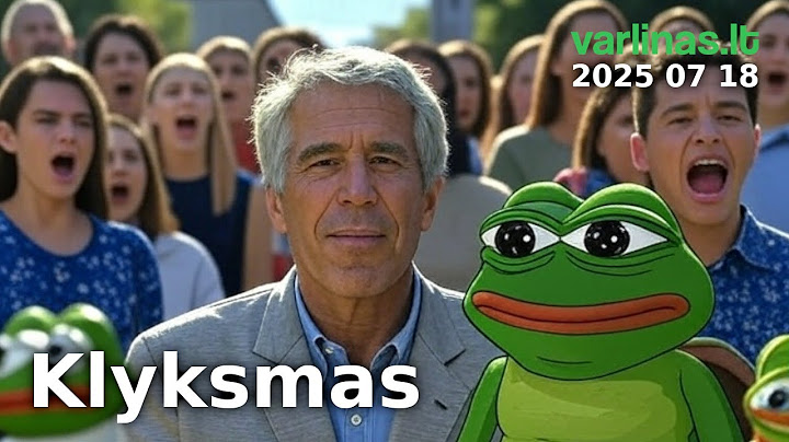 Varlinas tiesiogiai - 2025 07 18 - Klyksmas