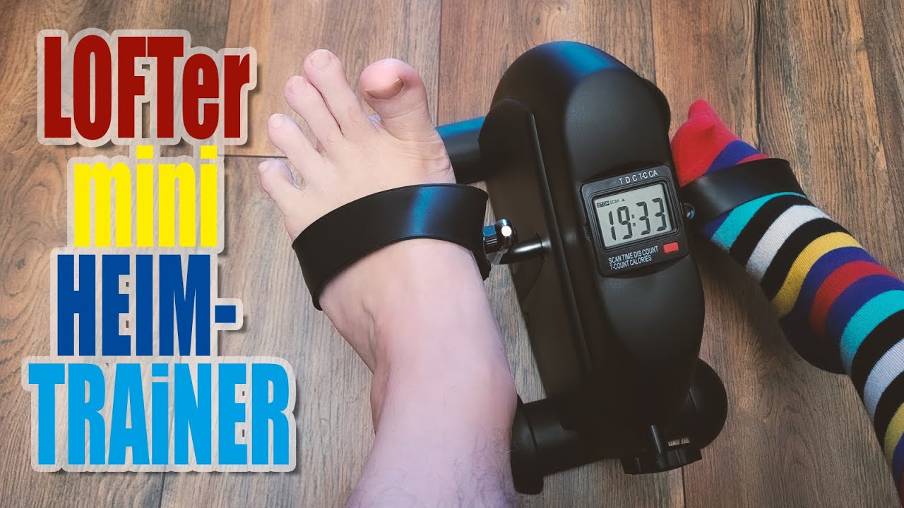 LOFTer Mini Heimtrainer | Ich rutsch dann mal weg | Fitnessgerät Beintrainer im TEST
