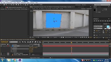 Adobe After Effects Camera Tracker Tutorial