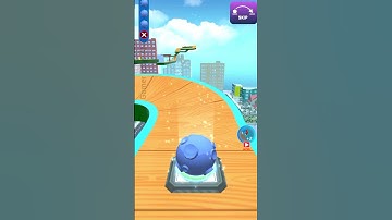 Sky Rolling Ball 3D - level 54, SpeedRun Gameplay Android IOS, Amaizing Ball Game #shorts #gameplay