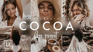 How to Create Cocoa Mobile Preset Lightroom 2020 DNG | Tutorial | Brown Prest | Download Preset Free