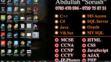 Lesson #5 validation properties in msaccess in pashto by Abdullah Sorush