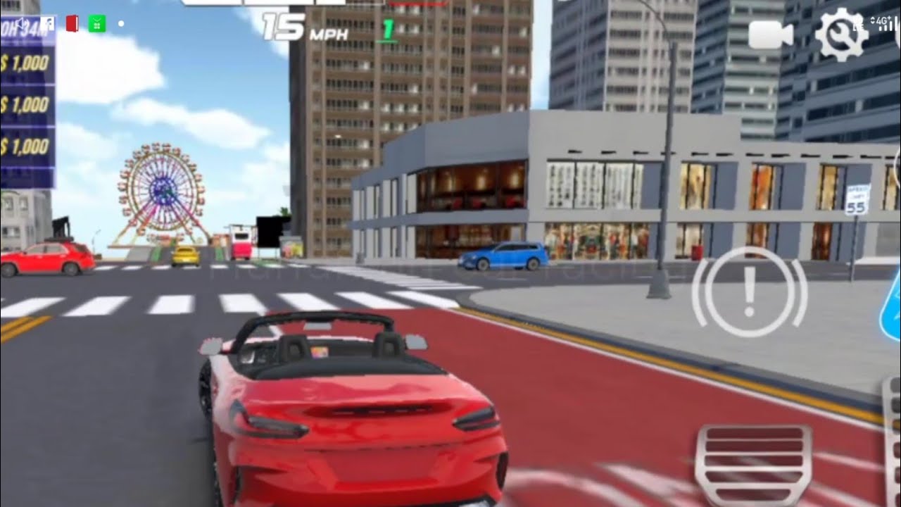 Red car racing simulator ‌।।gaming#hunumancarracing