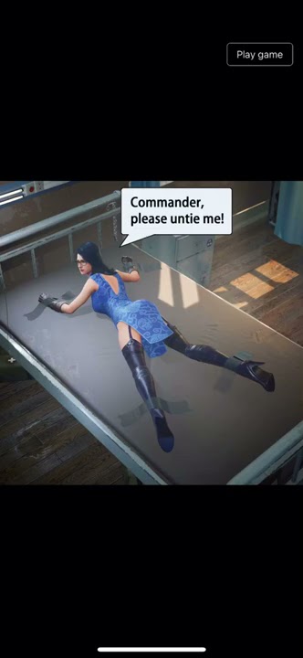 Commander, Please Untie Me! Kiss of War Funny Ad