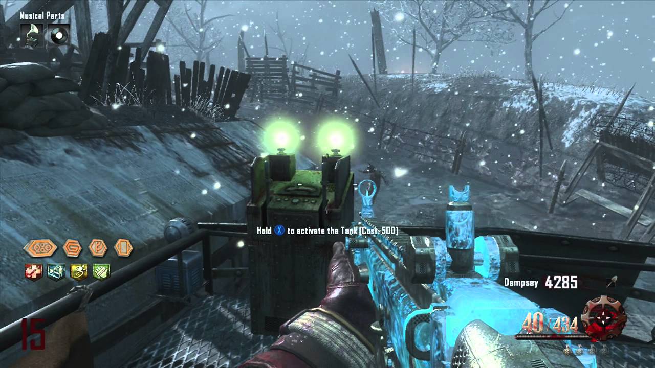 Zombies - Origins - Playing with Power - All Staff Piece Locations, Getting in, Crafting - 720p HD