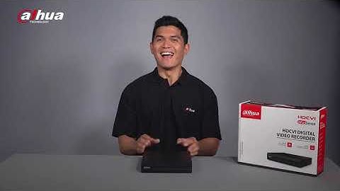 Dahua New Cooper-I series AI DVR video recorder Unboxing
