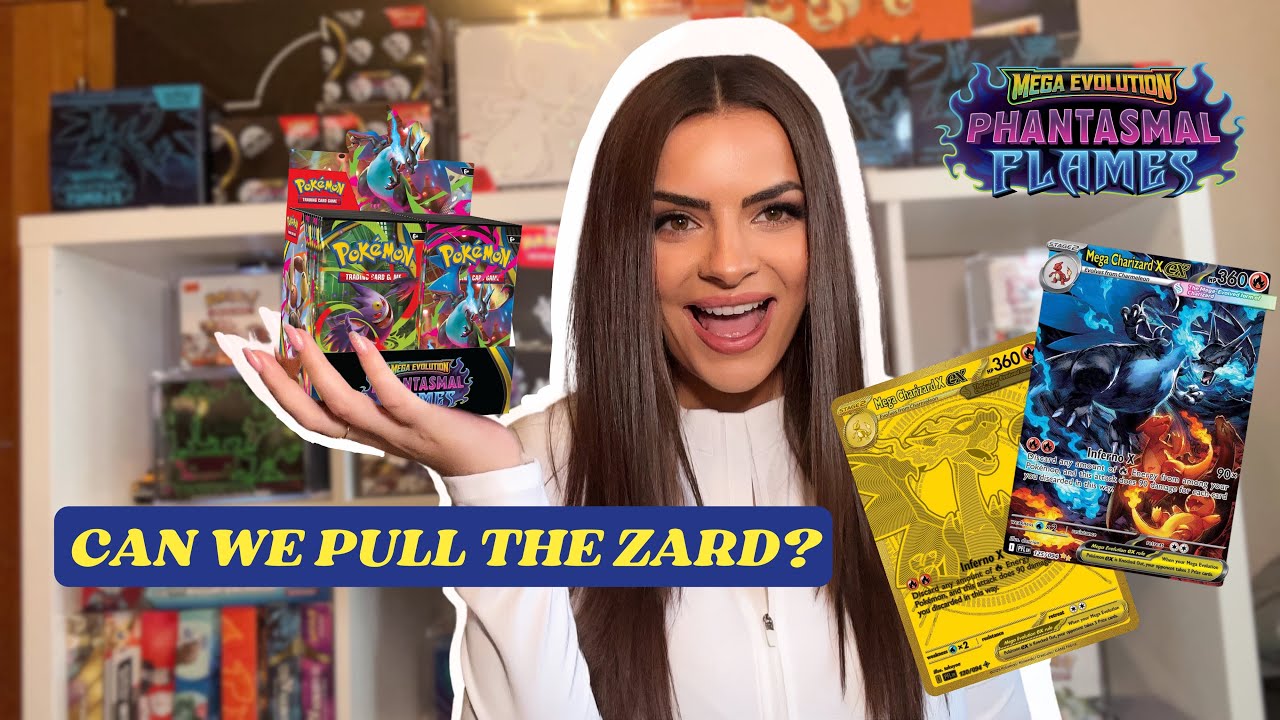 PHANTASMAL FLAMES Booster Box opening! Do we pull the Mega Charizard X ex AGAIN!?