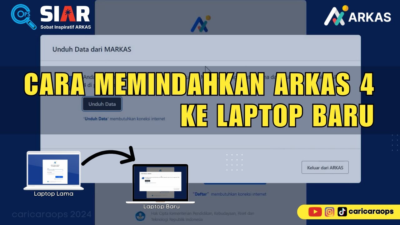 CARA MEMINDAHKAN ARKAS 4 KE LAPTOP BARU YANG BENAR ‼️