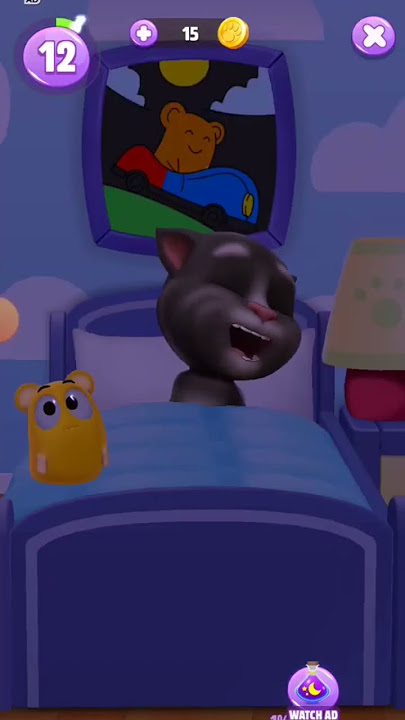 TALKING TOM ‼️ SELAMAT MALAM TOM #talkingtom #shortsfyp