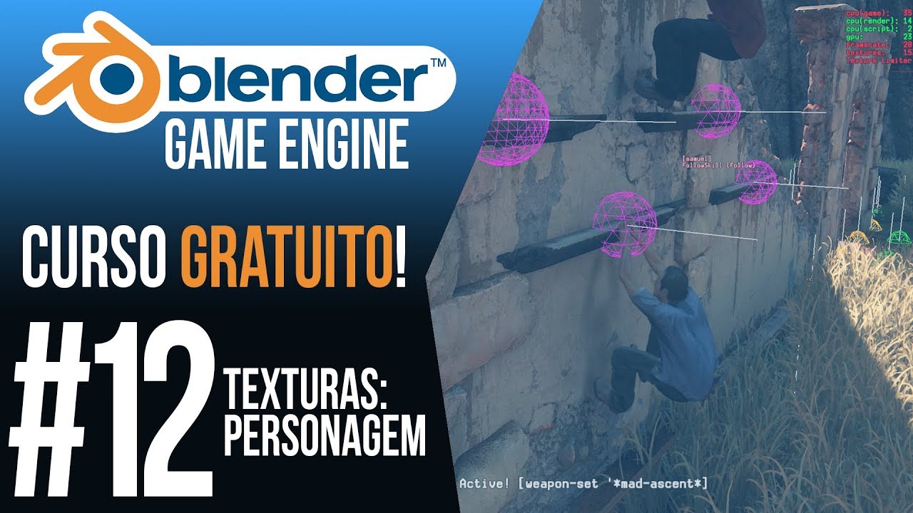 Texturizando o Personagem - Curso Blender Game Engine [M3EP3] - YouTube