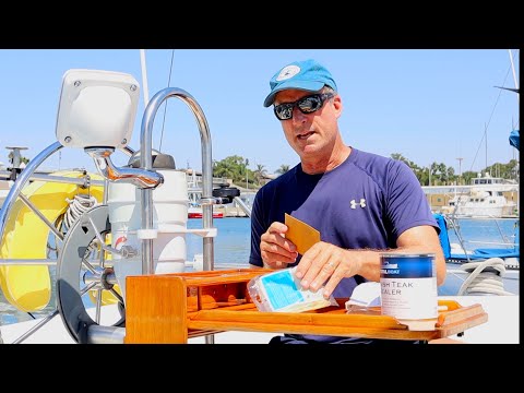 Applying TotalBoat Teak