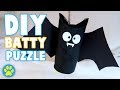Bat Shaped Simple Pet Puzzle | #SpookSeason 17