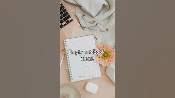Empty Notebook Ideas pt.2 📖✨ Fun and Aesthetic! #aesthetic #trending #notebook #ideas