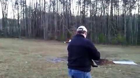 Exploding Clay Target