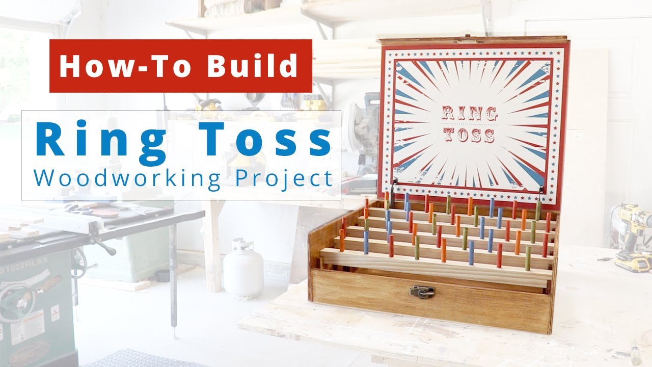 How To Make A Carnival Ring Toss Game  Wood Working Project and Plan That  Sells 
