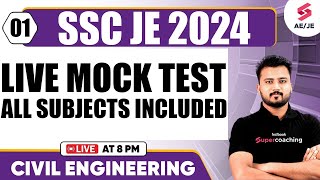 SSC JE 2024 Rapid fire practice question series | SSC JE 2024 Civil Engineering | by Shubham Sir