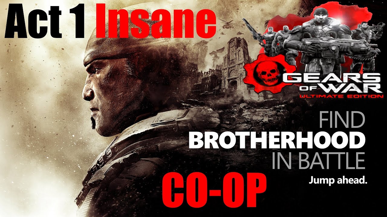 Gears of War 4 co-op campaign gameplay - Johnny and Ian tackle Act One.  Johnny tries not to explode. 