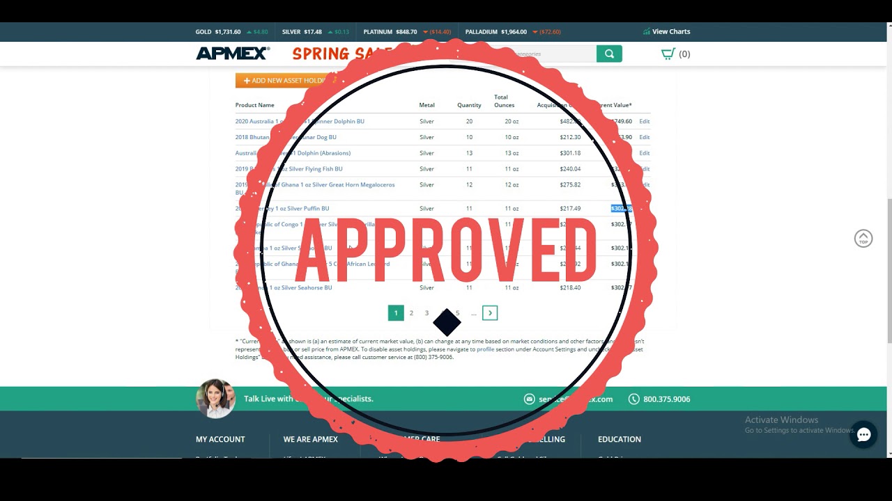 👉👉🏾👉🏾 MY REVIEW ON 👉 APMEX PORTFOLIO TOOL 👉🏾👉🏾👉 - YouTube