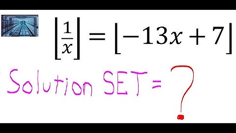 Difficult Floor equation involving the Reciprocal Function