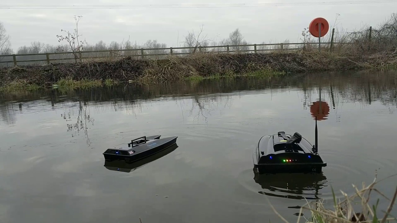 Bait Boats Waverunner Atom and Angling Technics Procat MK3 YouTube