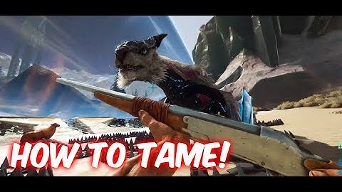 How To Tame a Managarmr - ARK Extinction Guide (How To)