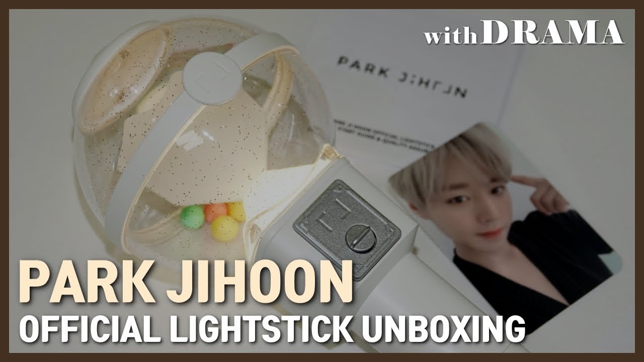 Unboxing PARK JIHOON Official Lightstick - YouTube